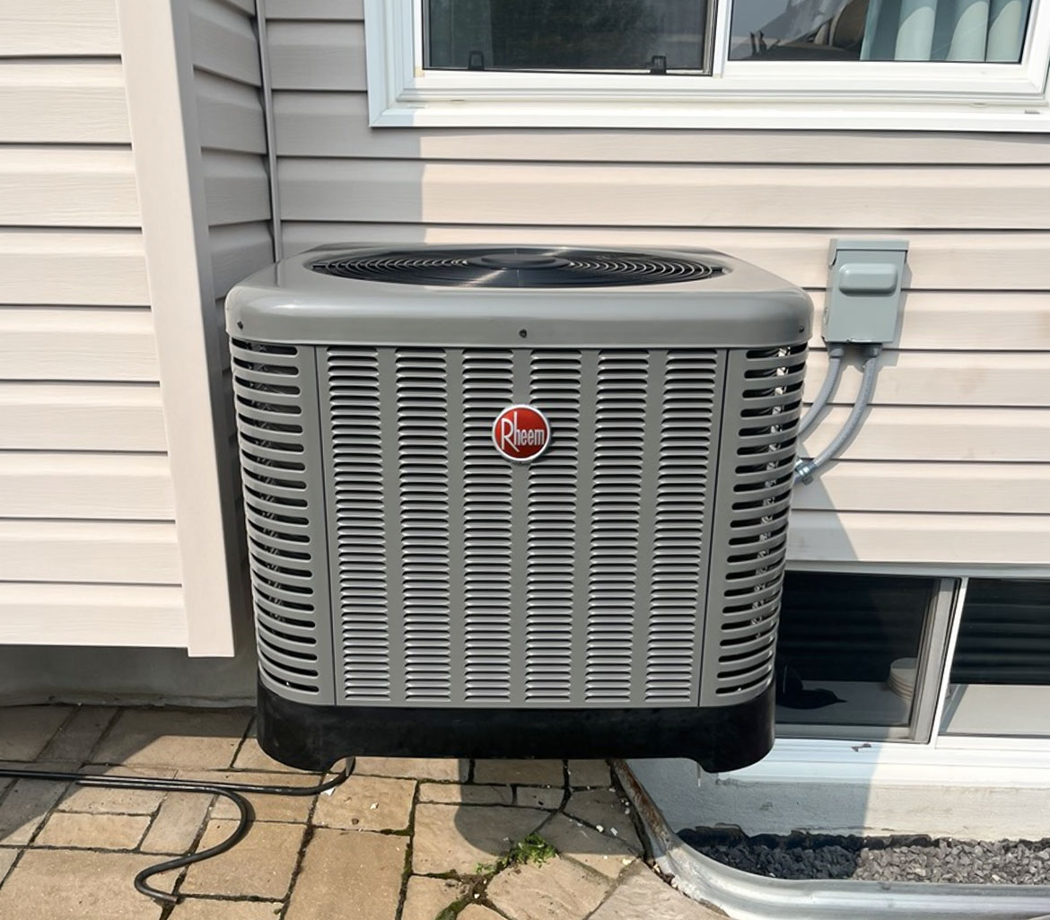 Central Air Conditioning Example Installation Ottawa